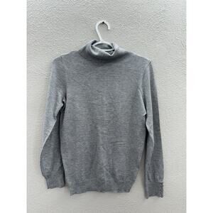 Architect Womens Sweater Size Petite XL Gray Turtleneck Pullover NWTs